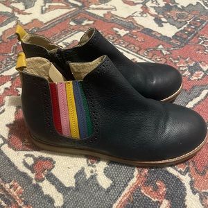 Boden Chelsea Boots- Navy/Rainbow Leather- Size 38